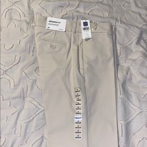 Gap Modern Fit Flare Tan Slacks